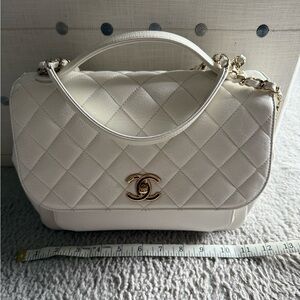 Chanel Quilted Business Affinity Crossbody Bag